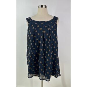 Roz & Ali Polka Dot Sleeveless Top